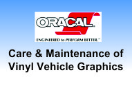 Oracal Caring Instructions